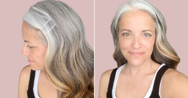 Removing Hair Color to Go Grey at Home DIY How to Guide